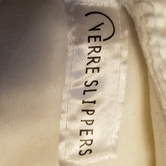 White Bridal Slippers size 8 - Picture 3 of 4